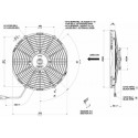 Ventilador Spal  2080 m³/h