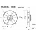 Ventilador Spal  2780 m³/h