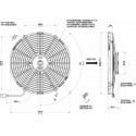 Ventilador Spal  2120 m³/h