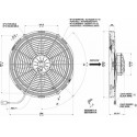 Ventilador Spal  3030 m³/h