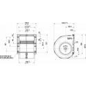 Ventilador Radial Spal 510 m³/h