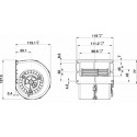 Ventilador Radial Spal 260 m³/h