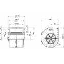 Ventilador Radial Spal 530 m³/h