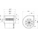 Ventilador Radial Spal 910 m³/h