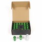 KIT TUERCAS ALUMINIO OMP 7075  LLAVE 19 L:40MM M12X1.25 VERDE