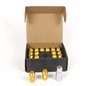 KIT TUERCAS ALUMINIO OMP 7075  LLAVE 19 L:40MM M14X1.5 DORADO