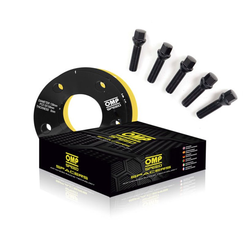 KIT SEPARADORES OMP 5MM 4X100 54.1 M12X1.5