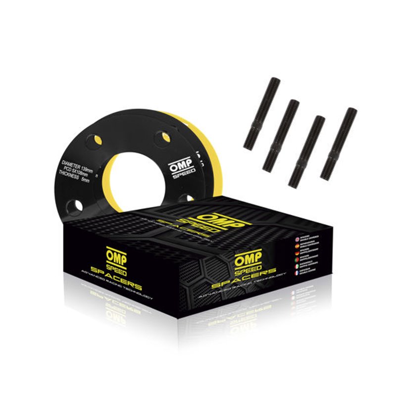 KIT SEPARADORES OMP 5MM 5X108 63.4 M12X1.5