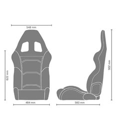 Semibaquet Sparco Torino R500