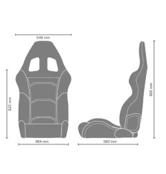 Semibaquet Sparco Torino R500