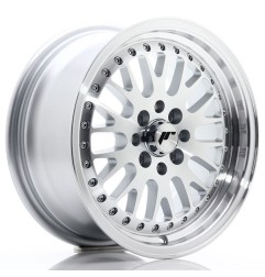 JR Wheels JR10 15x7 ET30 4x100/108 Silver Machined Face