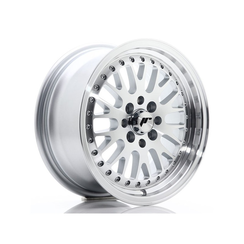 JR Wheels JR10 15x7 ET30 4x100/108 Silver Machined Face JR Wheels JR10 15x7 ET30 4x100/108 Silver Machined Face