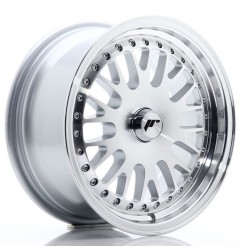 JR Wheels JR10 15x7 ET30 Blank Silver Machined Face