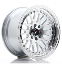 JR Wheels JR10 15x8 ET20 4x100/108 Silver Machined Face