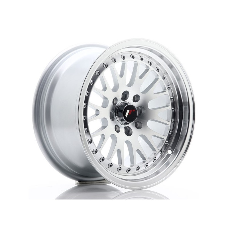 JR Wheels JR10 15x8 ET20 4x100/108 Silver Machined Face JR Wheels JR10 15x8 ET20 4x100/108 Silver Machined Face