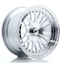 JR Wheels JR10 15x8 ET20 Blank Silver Machined Face