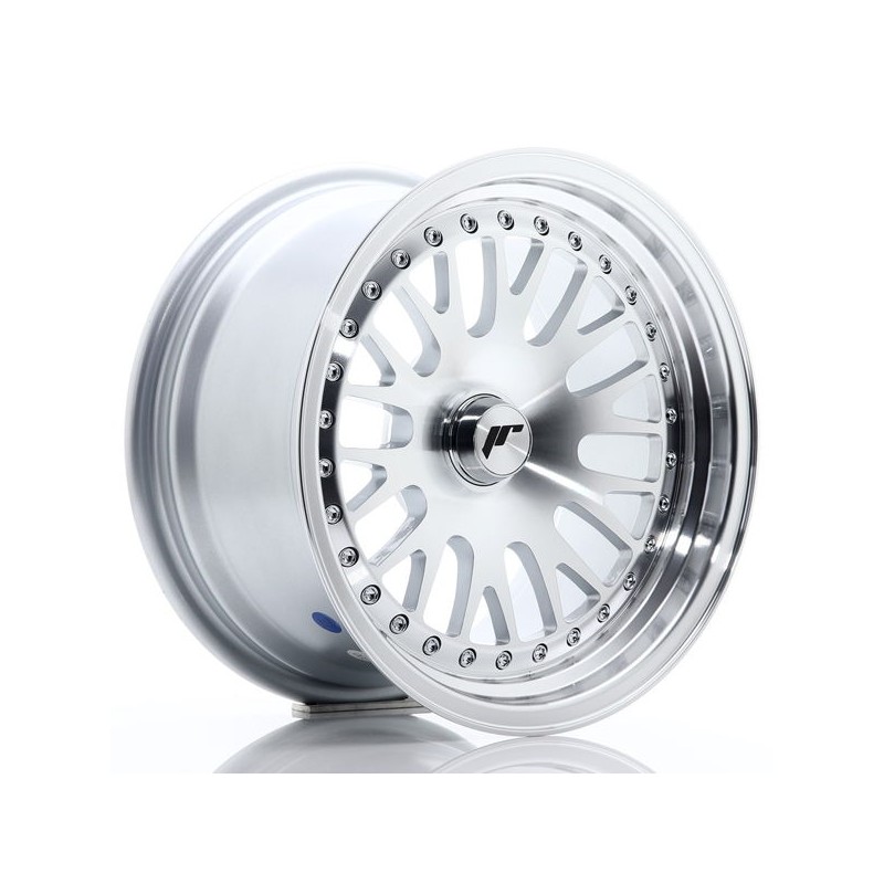 JR Wheels JR10 15x8 ET20 Blank Silver Machined Face JR Wheels JR10 15x8 ET20 Blank Silver Machined Face