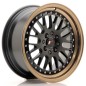 JR Wheels JR10 16x7 ET30 4x100/108 Matt Black w/Bronze Lip JR Wheels JR10 16x7 ET30 4x100/108 Matt Black w/Bronze Lip