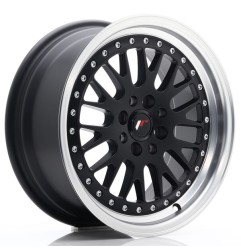 JR Wheels JR10 16x7 ET30 4x100/108 Matt Black w/Machined Lip