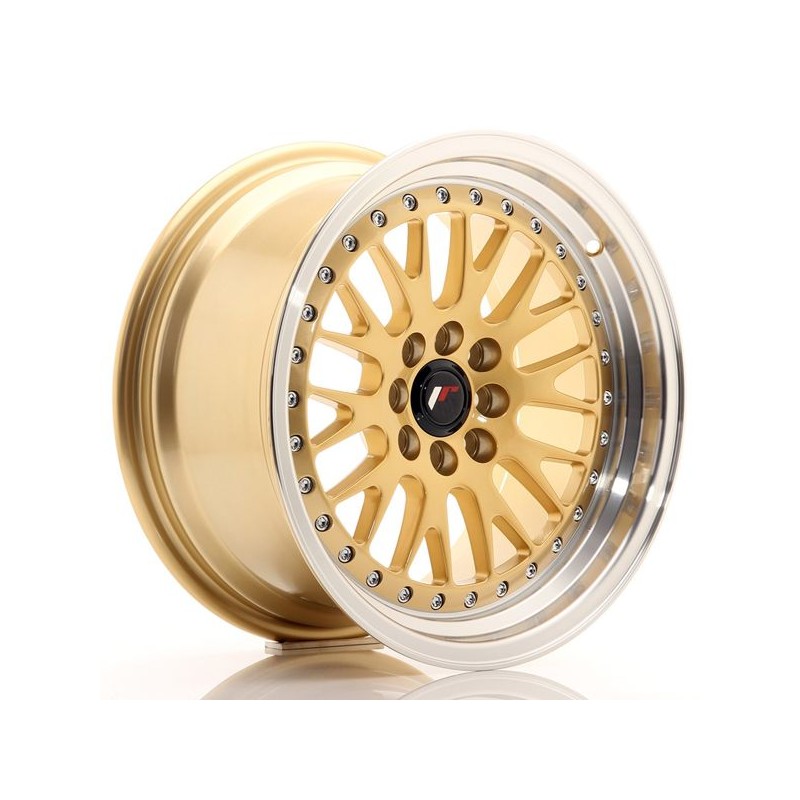 JR Wheels JR10 16x8 ET20 4x100/108 Gold w/Machined Lip JR Wheels JR10 16x8 ET20 4x100/108 Gold w/Machined Lip