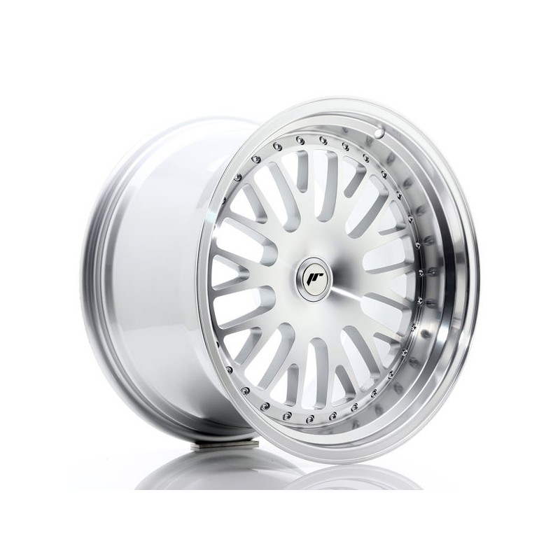 JR Wheels JR10 19x11 ET15-30 Blank Silver Machined Face JR Wheels JR10 19x11 ET15-30 Blank Silver Machined Face