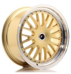 JR Wheels JR10 19x8,5 ET20-35 Blank Gold w/Machined Lip