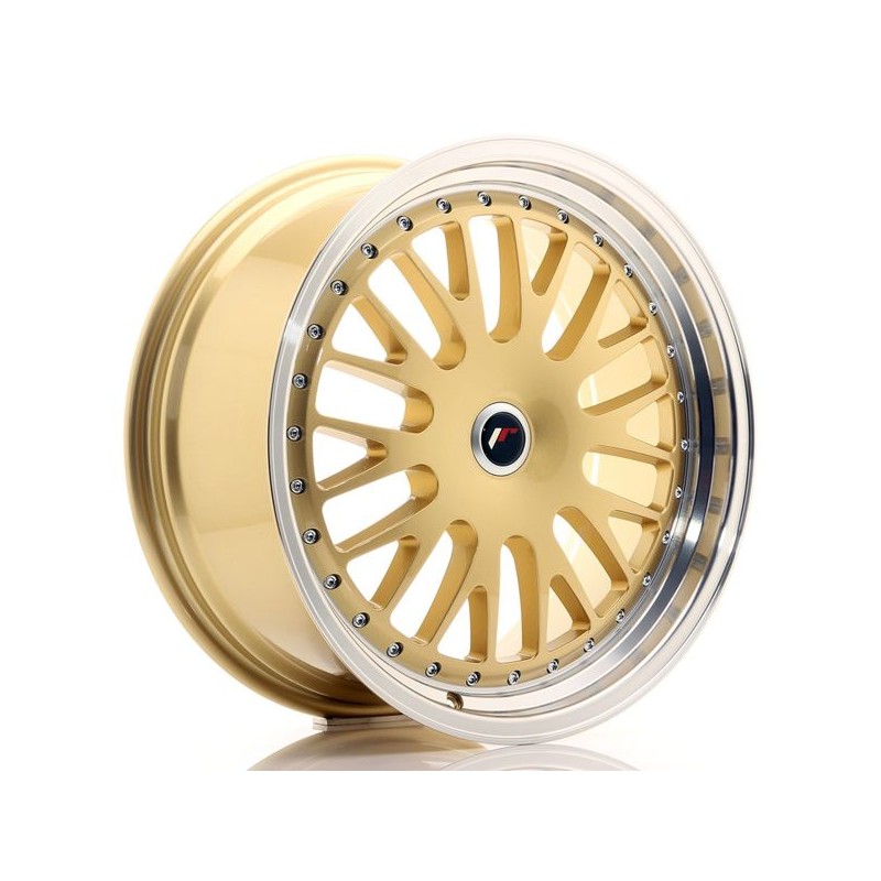 JR Wheels JR10 19x8,5 ET20-35 Blank Gold w/Machined Lip