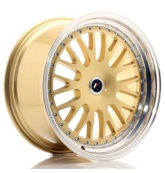 JR Wheels JR10 19x9,5 ET20-35 Blank Gold w/Machined Lip
