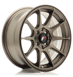 JR Wheels JR11 15x7 ET30 4x100/114 Matt Bronze