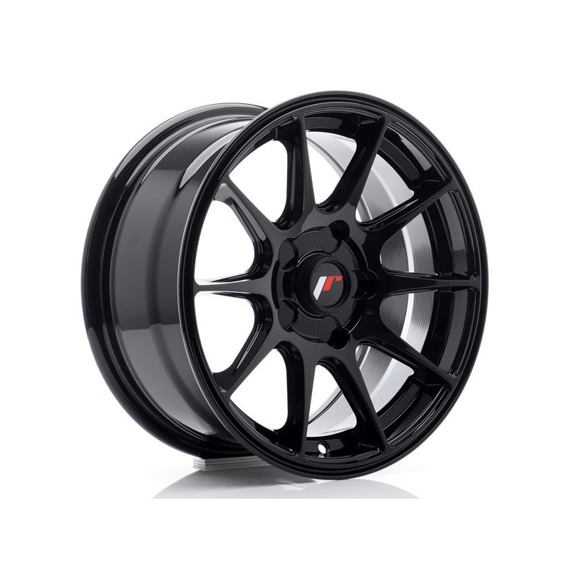 JR Wheels JR11 15x7 ET30 5H Blank Gloss Black