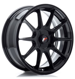 JR Wheels JR11 17x7 ET20-38 4H BLANK Gloss Black