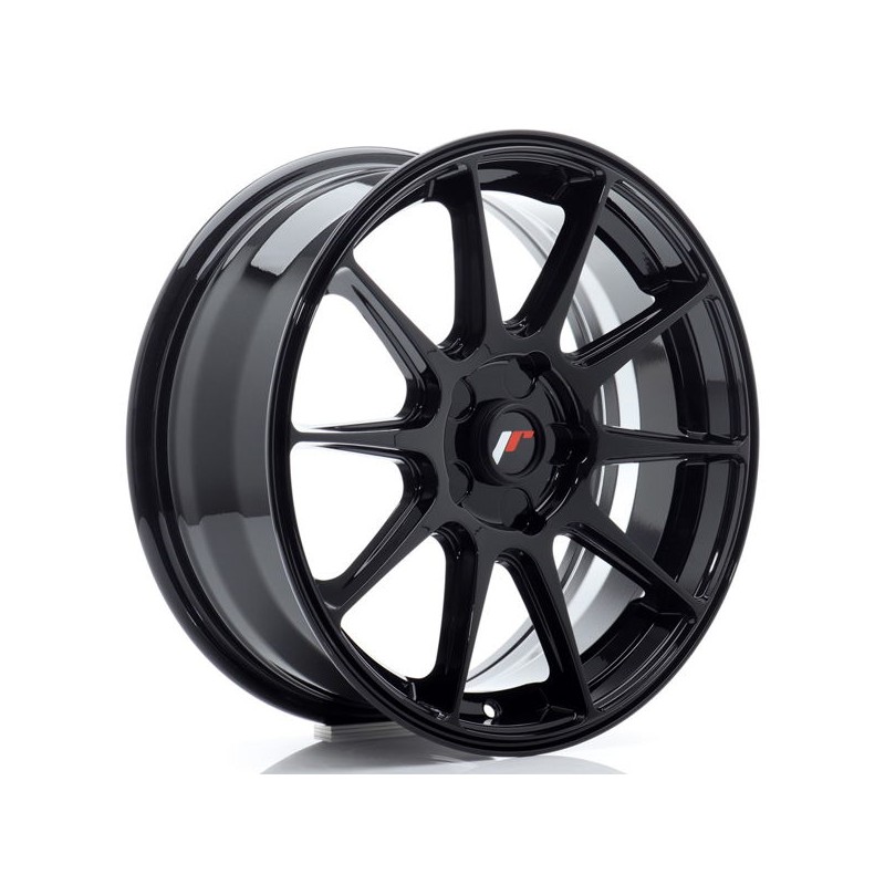 JR Wheels JR11 17x7 ET20-38 5H BLANK Gloss Black