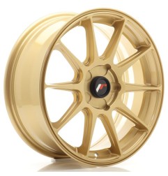 JR Wheels JR11 17x7 ET20-38 5H BLANK Gold