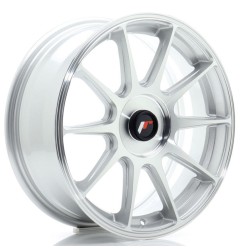 JR Wheels JR11 17x7 ET20-38 BLANK Silver Machined