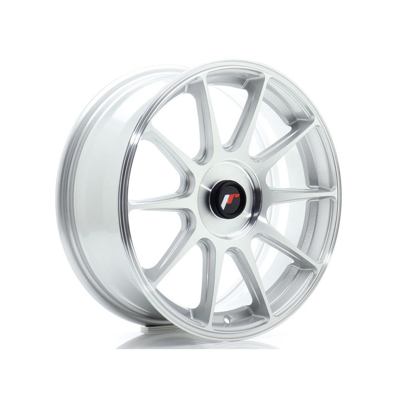 JR Wheels JR11 17x7 ET20-38 BLANK Silver Machined JR Wheels JR11 17x7 ET20-38 BLANK Silver Machined