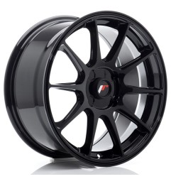 JR Wheels JR11 17x8 ET20-35 4H BLANK Gloss Black