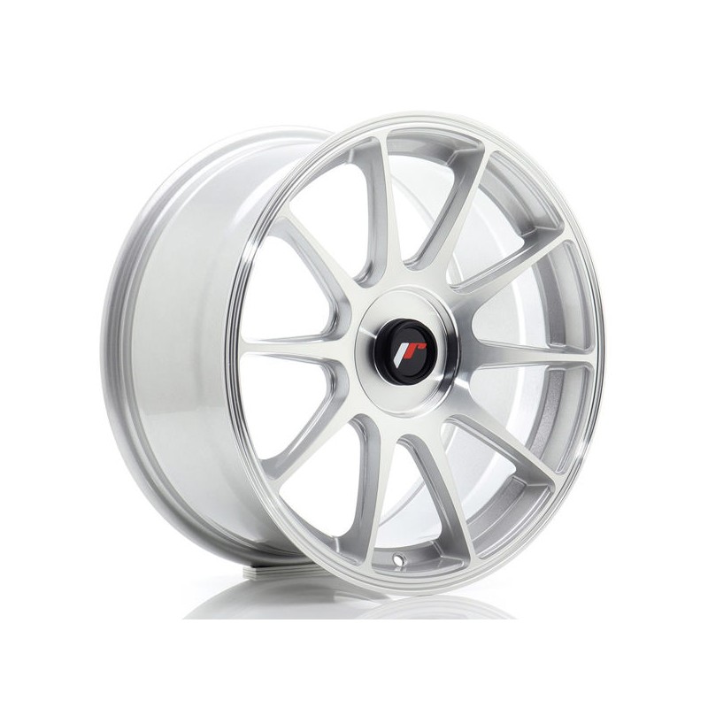 JR Wheels JR11 17x8 ET20-35 BLANK Silver Machined JR Wheels JR11 17x8 ET20-35 BLANK Silver Machined