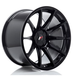 JR Wheels JR11 19x11 ET15-25 5H Blank Gloss Black