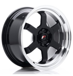 JR Wheels JR12 16x8 ET15 4x100/114 Gloss Black