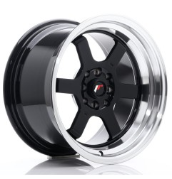 JR Wheels JR12 16x9 ET10 4x100/114 Gloss Black
