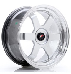 JR Wheels JR12 17x8 ET35 Blank Hyper Silver