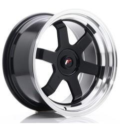 JR Wheels JR12 17x9 ET25 Blank Gloss Black