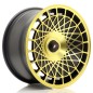 JR Wheels JR14 16x8 ET25 Blank Black Gold Finish JR Wheels JR14 16x8 ET25 Blank Black Gold Finish