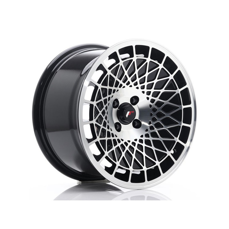 JR Wheels JR14 16x9 ET10 4x100 Gloss Black Machined Face