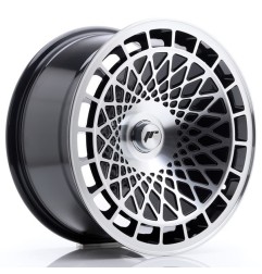 JR Wheels JR14 17x8,5 ET15 Blank Gloss Black Machined Face