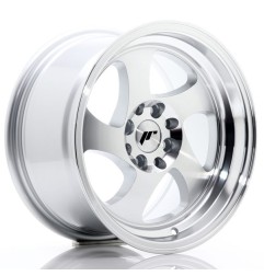 JR Wheels JR15 15x8 ET20 4x100/108 Machined Silver