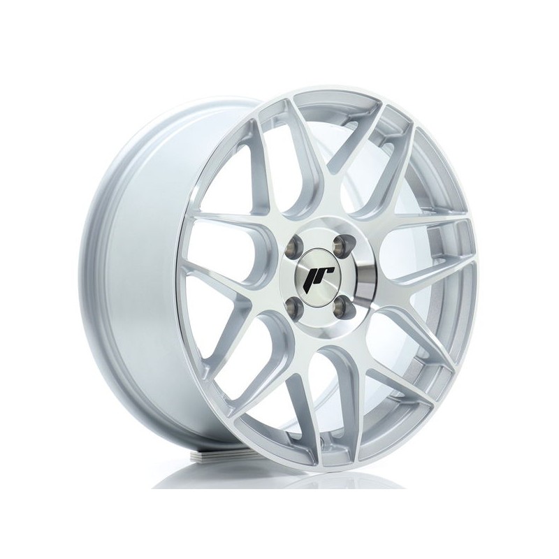 JR Wheels JR18 16x7 ET35 4x100 Silver Machined Face JR Wheels JR18 16x7 ET35 4x100 Silver Machined Face