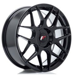JR Wheels JR18 17x7 ET20-40 4H BLANK Gloss Black