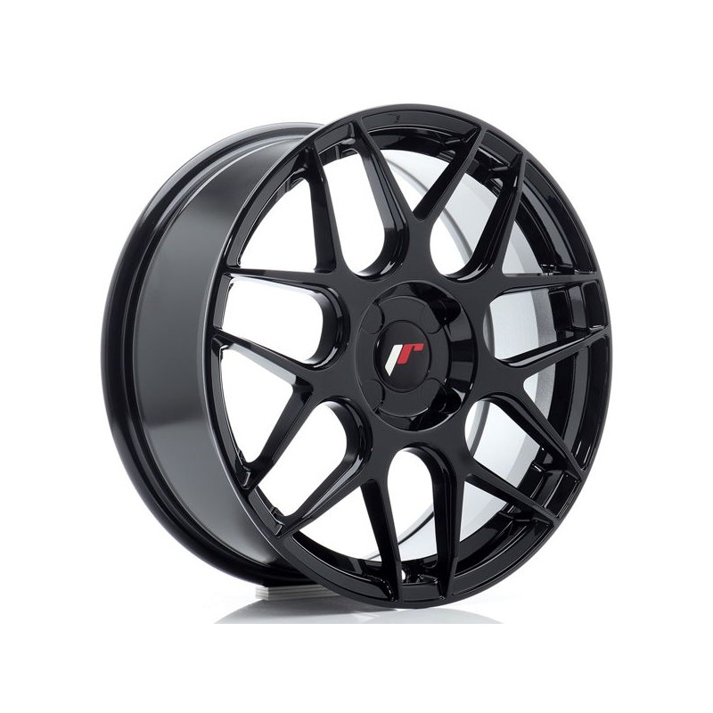 JR Wheels JR18 17x7 ET20-40 4H BLANK Gloss Black JR Wheels JR18 17x7 ET20-40 4H BLANK Gloss Black