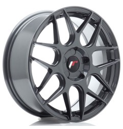 JR Wheels JR18 17x7 ET20-40 5H BLANK Hyper Gray